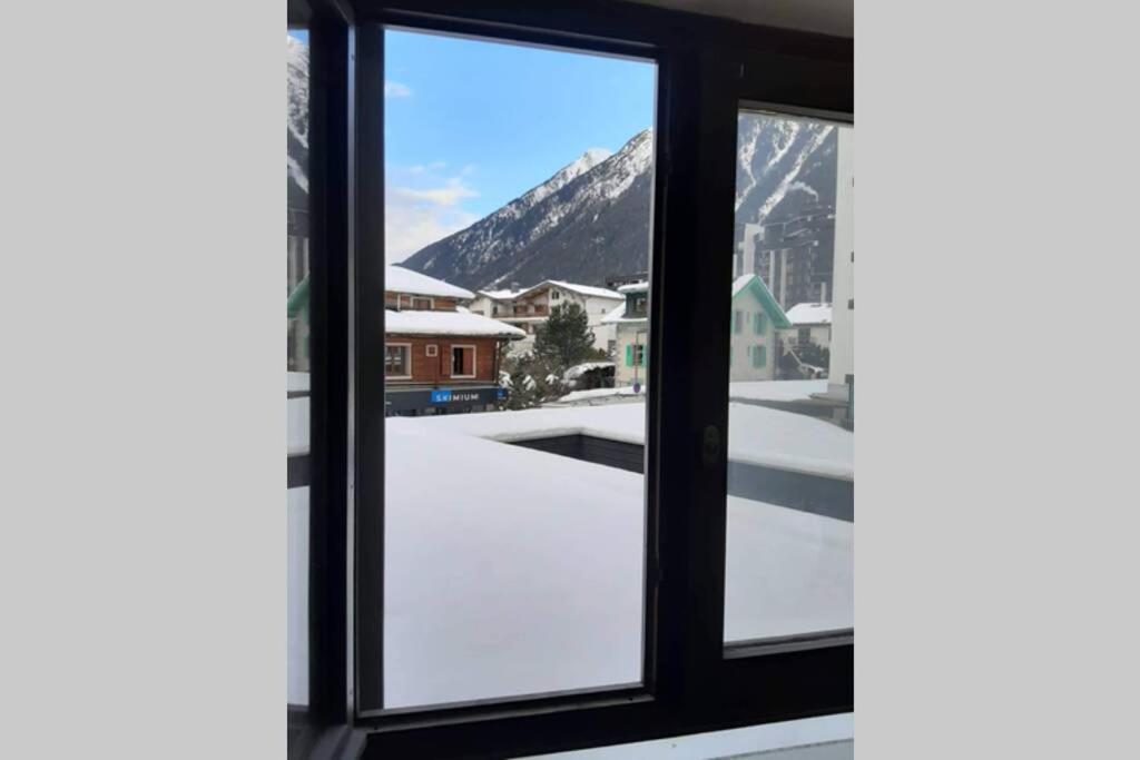 Apartamento Chamonix centre - WIFI - Parking - Rés Aiguille du midi Exterior foto