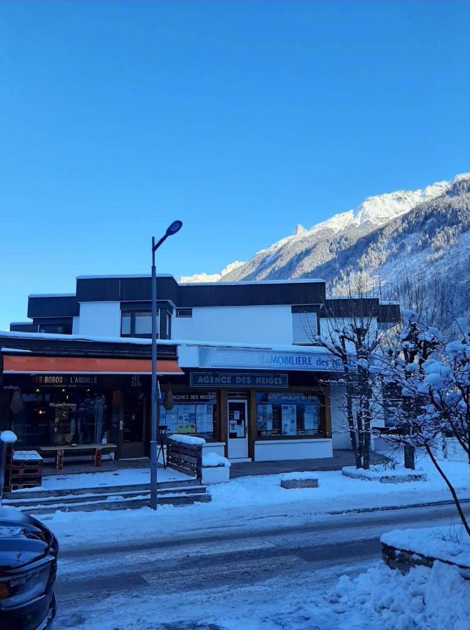 Apartamento Chamonix centre - WIFI - Parking - Rés Aiguille du midi Exterior foto